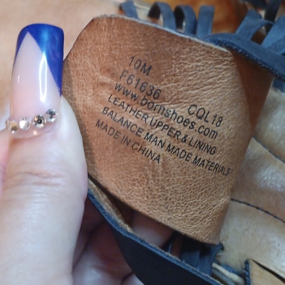 Born Women's Blue Sandals Size 10 - Picture 5 of 7
